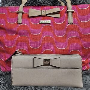 Kate Spade Pink and Tan Women's Bag Set